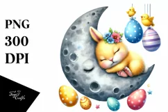 Easter Bunny Clipart |T-shirt, Mug PNG Product Image 1