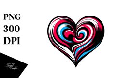 Valentines Floral Heart , Clipart |T-shirt, Mug, Tumbler Product Image 1