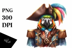 Colorful Watercolor Macaw | Sublimation Clipart Product Image 3