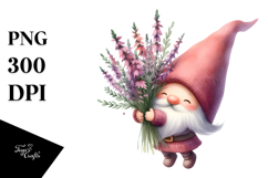 Colorful Heather Gnome | Sublimation | Clipart. Product Image 1