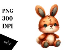 colorful plush bunny | Sublimation | Clipart Product Image 3