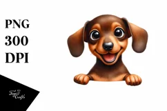 Small Cute Baby Dachshund Watercolor Product Image 3