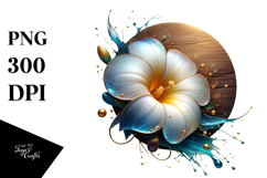 Abstract y Morning Glory PNG Product Image 1