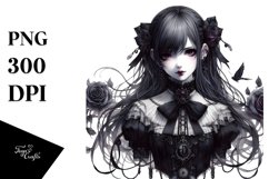 Ghotic Girl PNG Product Image 1