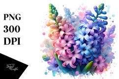 Vibrant Pastel Hyacinth PNG Product Image 3