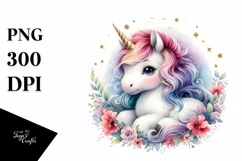 Baby Unicorn, Transparent PNG Product Image 3