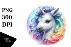 Detailed Baby Unicorn PNG Product Image 3