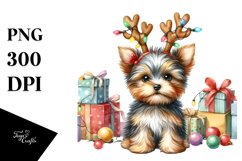 Expressive Baby Yorkshire Terrier PNG Product Image 1