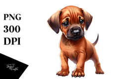 Expressive Rhodesian Ridgeback, PNG Product Image 1