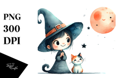 Whimsical Funny Witch PNG Product Image 1