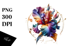 Iris Made of Material, PNG Product Image 1