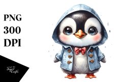 Expressive Baby Penguin Standing Up | Clipart Product Image 3