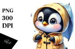 Expressive Baby Penguin Standing Up | Clipart Product Image 3