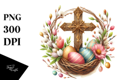 Easter Cross, Spiritual PNG Product Image 1