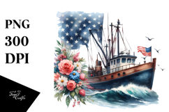 Vintage Fishing Boat Flowers, 20 oz Tumbler Product Image 1