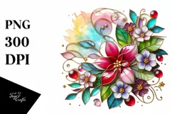 Watercolor Luxury Flower Splash Clipart Product Image 3