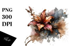 Abstract Wooden Small Stained Azalea Clipart Product Image 3