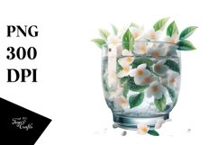 Abstract Shiny Jasmine Clipart Product Image 1