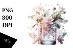 Abstract Shiny Jasmine Clipart Product Image 1