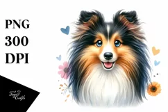 Funny Haircut Shetland Sheepdog Clipart Product Image 3