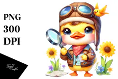 Baby Duck Magnifying PNG Product Image 1