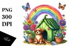 Watercolor Illustration of a Vegetable House | Clipart Product Image 3