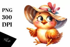 Funny Chicken Sun Eyes Goofy Teeth | Clipart Product Image 3