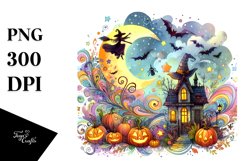 Simple Halloween Scenery in the Style of Product Image 3