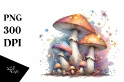 Detailed Magical Mushroom PNG Product Image 3
