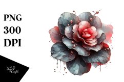 Abstract Glossy Begonia Clipart Product Image 3