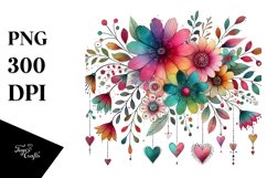 Boho Flower PNG Product Image 1