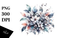 Watercolor Jasmine Clipart Product Image 1