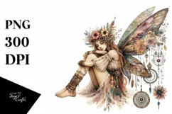 Boho Fairy Watercolor | Sublimation | Clipart. Product Image 1