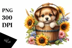 Cute Baby Dog PNG Product Image 3