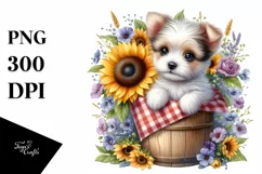 Cute Baby Dog PNG Product Image 1
