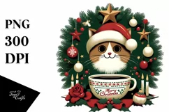 Digital Painting Retro Cat PNG Product Image 3