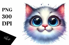 Expressive Goofy Smile Caricature | Sublimation | Clipart Product Image 1