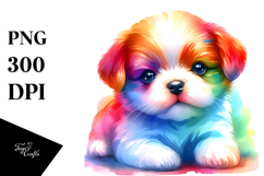 Vibrant Cute Dog PNG Product Image 1
