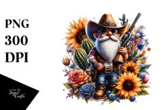 Vibrant Cowboy Gnome PNG Product Image 3