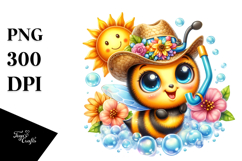 Baby Bee Cowboy Hat PNG Product Image 1