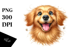 Adorable Golden Retriever PNG Product Image 1