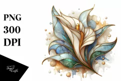 Detailed Stained Calla Lily Marble Golden | Sublimation | Product Image 3