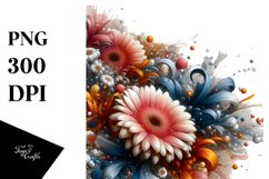 Abstract Artistic Large Gerbera Clipart Product Image 3