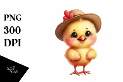 Funny Baby Chicken Legs Hat Eyes | Clipart Product Image 3