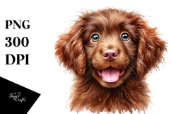 Happy Baby Chesapeake Bay Retriever PNG Product Image 1