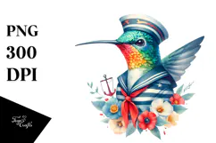Colorful Hummingbird Sailor Suit Product Image 1