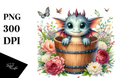 Cute Baby Dragon PNG Product Image 1
