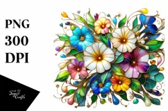 Watercolor Luxury Flower Splash Clipart Product Image 3