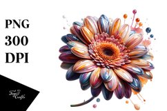 Detailed y Gerbera Clipart Product Image 1