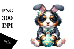 Cute Bernese Mountain Dog PNG Product Image 1